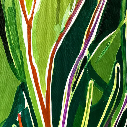 Magic Greenery #3 ,  130x130 cm