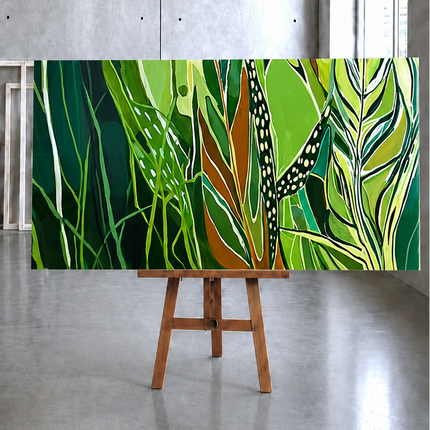 Magic greenery #13, 200x100cm