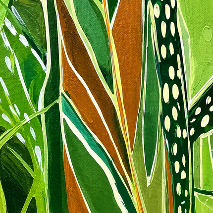 Magic greenery #13, 200x100cm