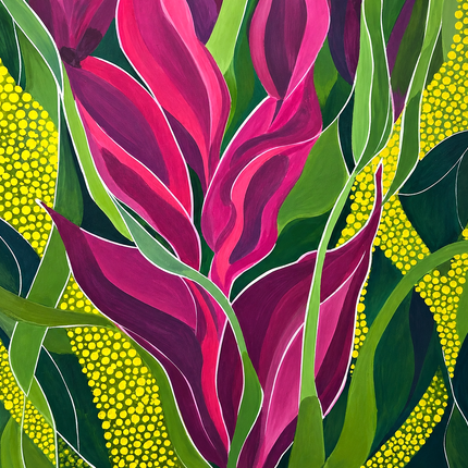 Tropical Leaves Dance #3