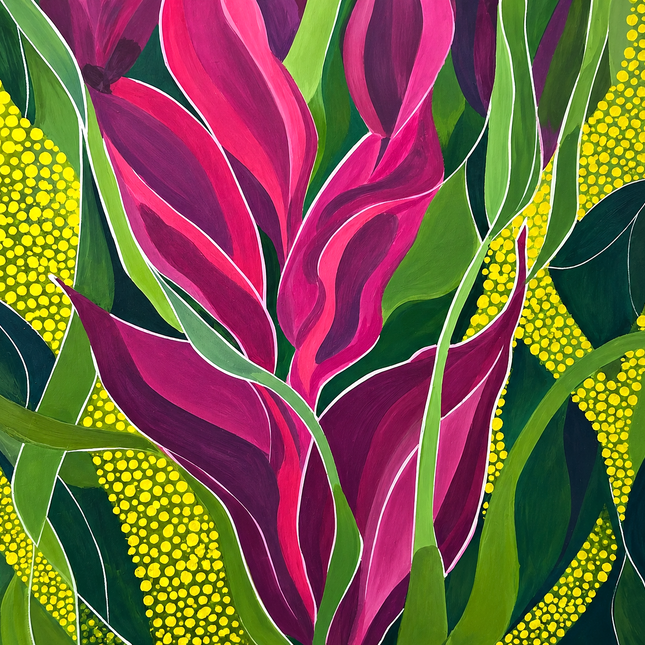 Tropical Leaves Dance #3