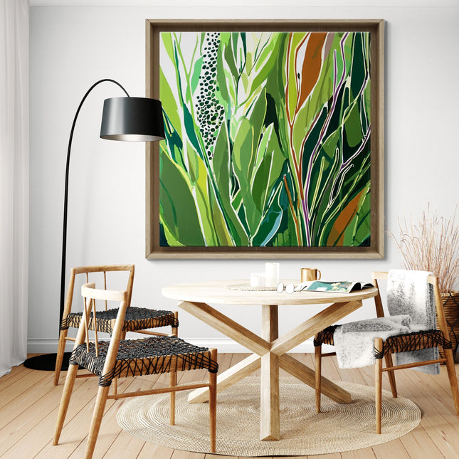 Magic Greenery #3 ,  130x130 cm