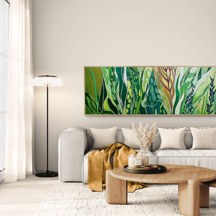 Magic greeneery #2, 150x50cm