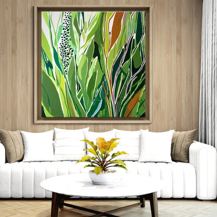 Magic Greenery #3 ,  130x130 cm