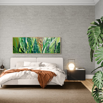 Magic greeneery #2, 150x50cm