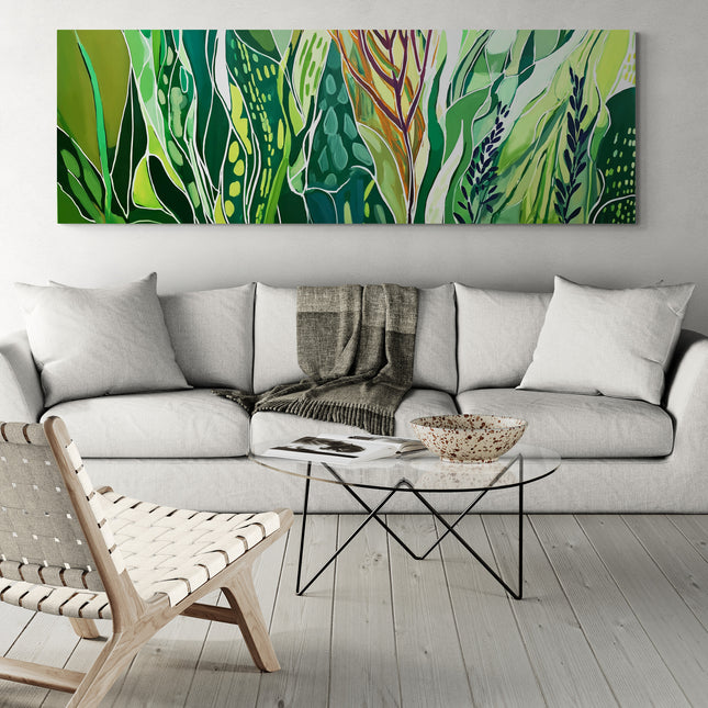 Magic greeneery #2, 150x50cm