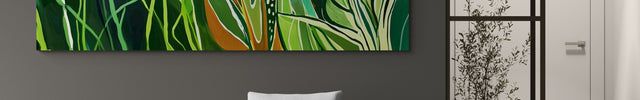 Magic greenery #13, 200x100cm