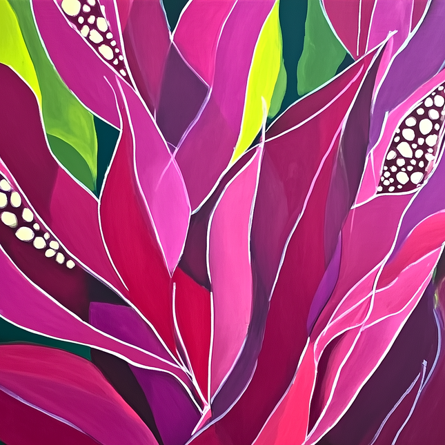 Tropical Leaves Dance #4