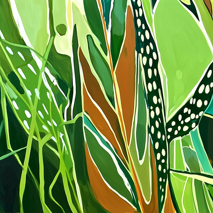 Magic greenery #13, 200x100cm